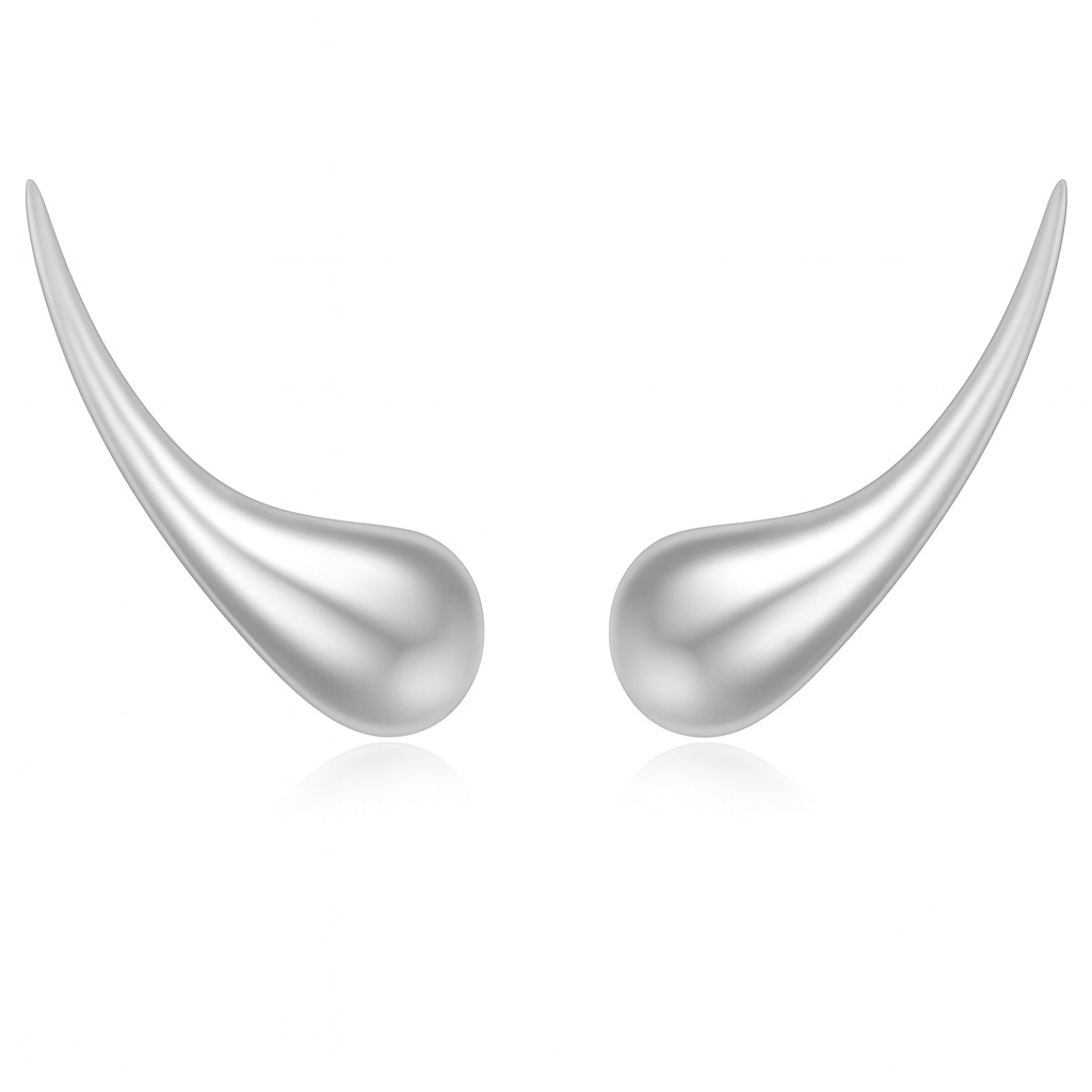 Boucles d'oreilles argent rh, BO RH