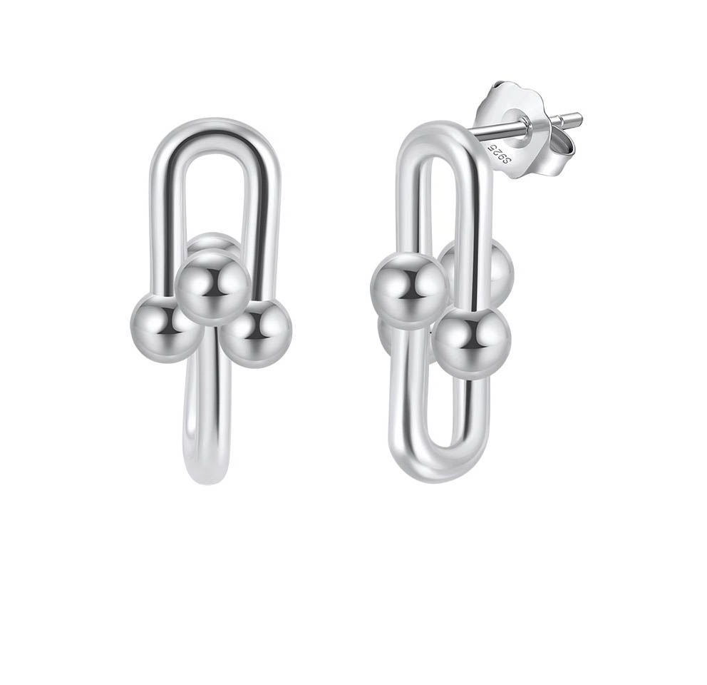 Boucles d'oreilles argent rh, BO RH