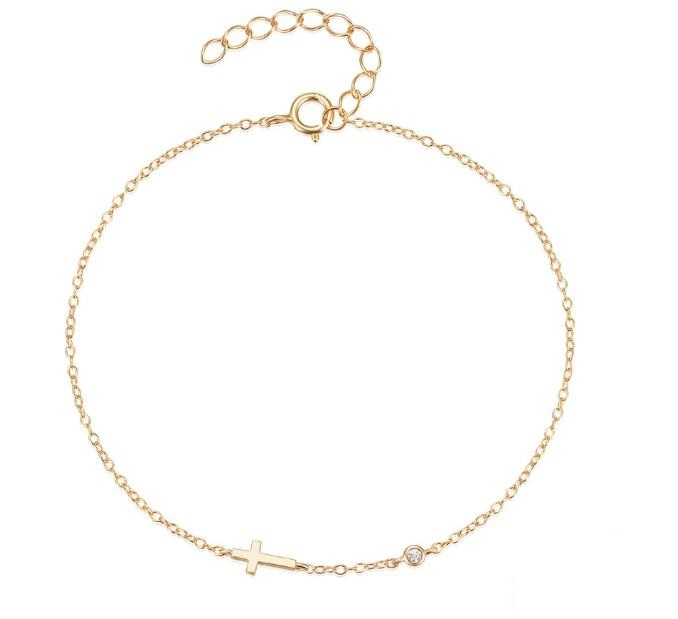 Bracelet argent rh, OZ