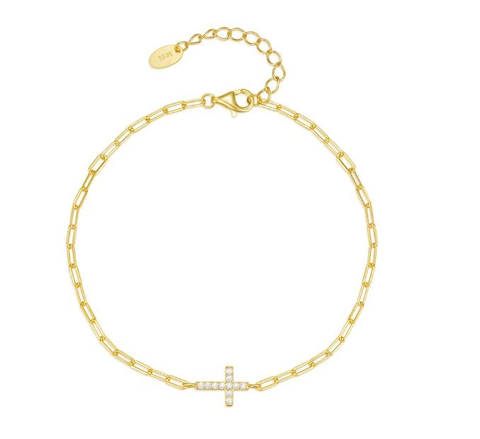 Bracelet argent rh, OZ