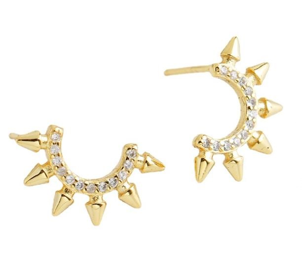 Boucles d'oreilles argent rh, BO OZ