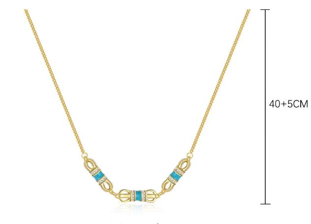 Collier argent rh, oz