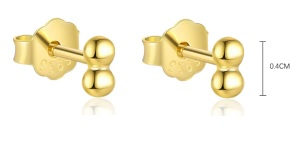 Boucles d'oreilles argent rh, BO RH