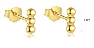 Boucles d'oreilles argent rh, BO RH