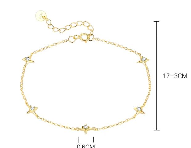 Bracelet argent rh, oz