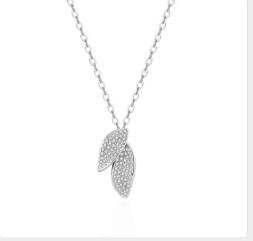 Collier argent rh, oz