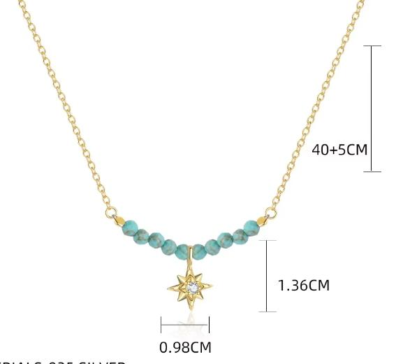 Collier argent rh, oz