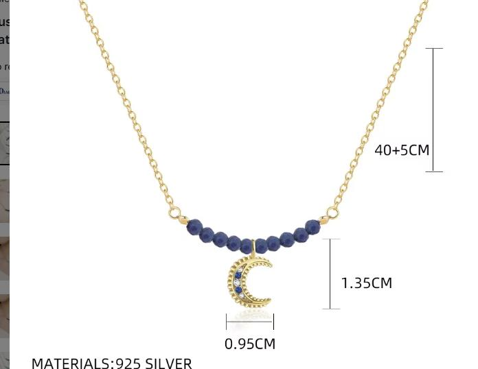 Collier argent rh, oz