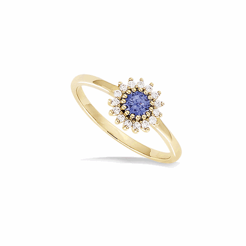 Bague en plaqué or – 12ED0340TZ