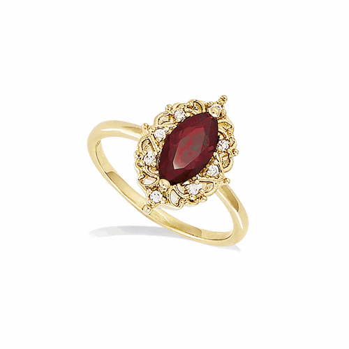 Bague en plaqué or – 12ED0430SG