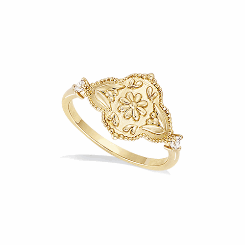 Bague en plaqué or – 12ED0680CZ