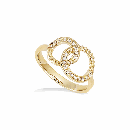 Bague en plaqué or – 12ED0820CZ