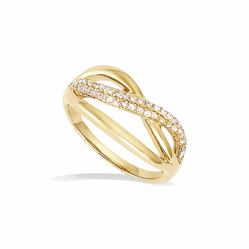 Bague en plaqué or – 12ED0830CZ