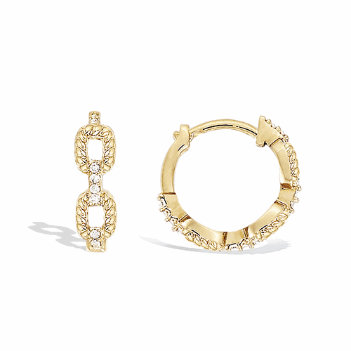 Boucles d’oreilles en plaqué or – 22ED1180CZ