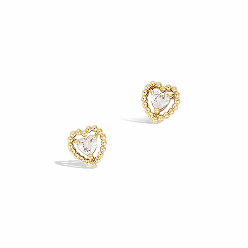 Boucles d’oreilles en plaqué or – 22ED1570CZ