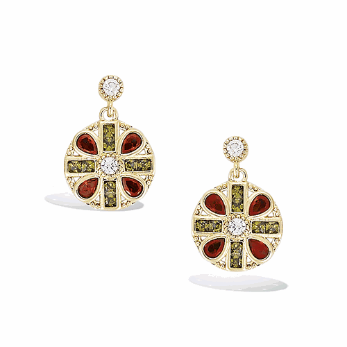 Boucles d’oreilles en plaqué or – 22ED1760SGO