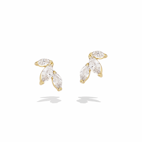 Boucles d’oreilles en plaqué or – 22ED1840CZ