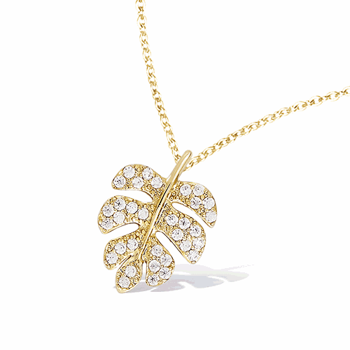 Pendentif en plaqué or – 62ED0440CZ