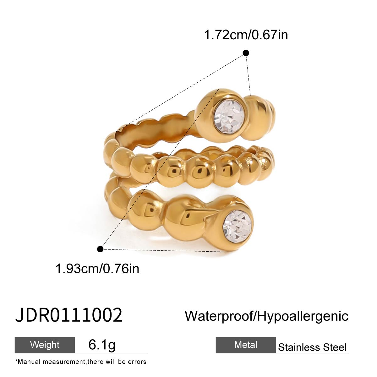 Bague en acier – BG0111002