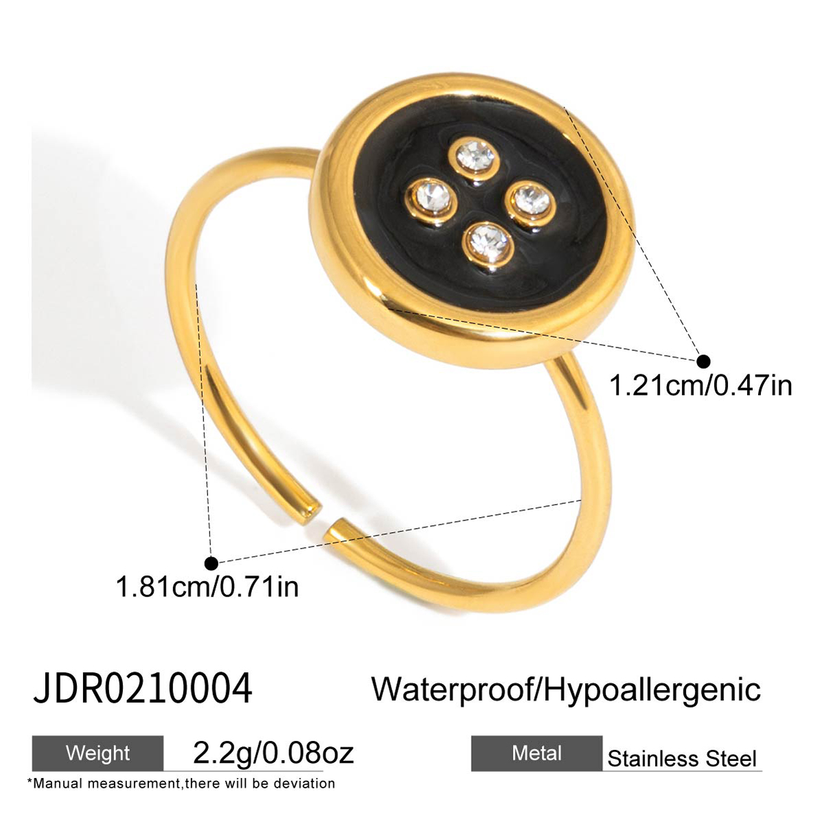 Bague en acier – BG0210004