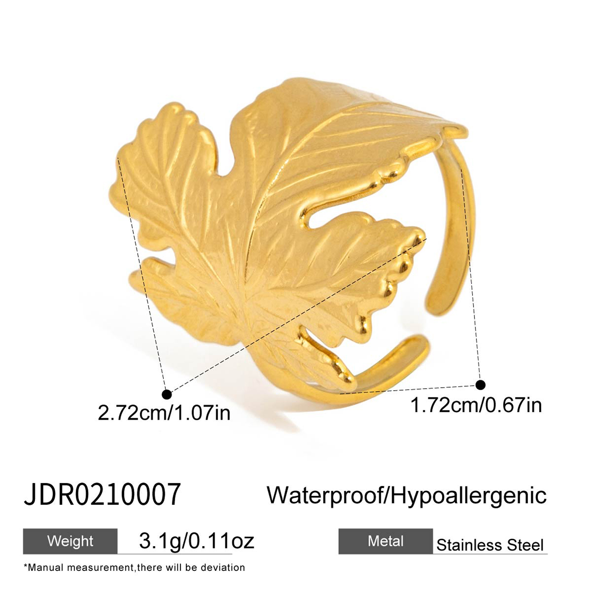 Bague en acier – BG0210007