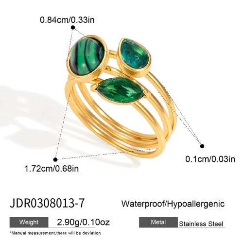 BAGUE ACIER REF BG0308013-7