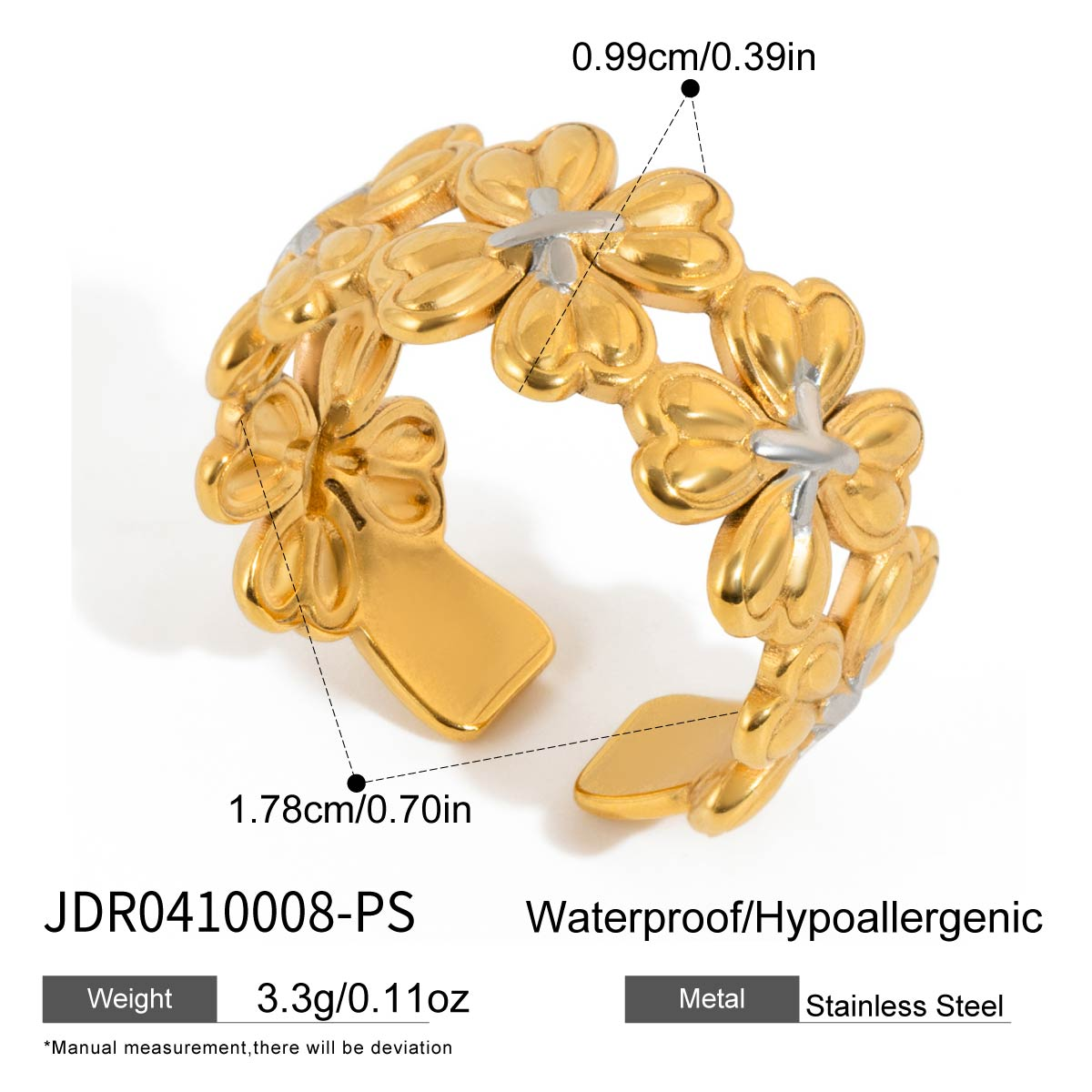 Bague en acier – BG0410008-PS