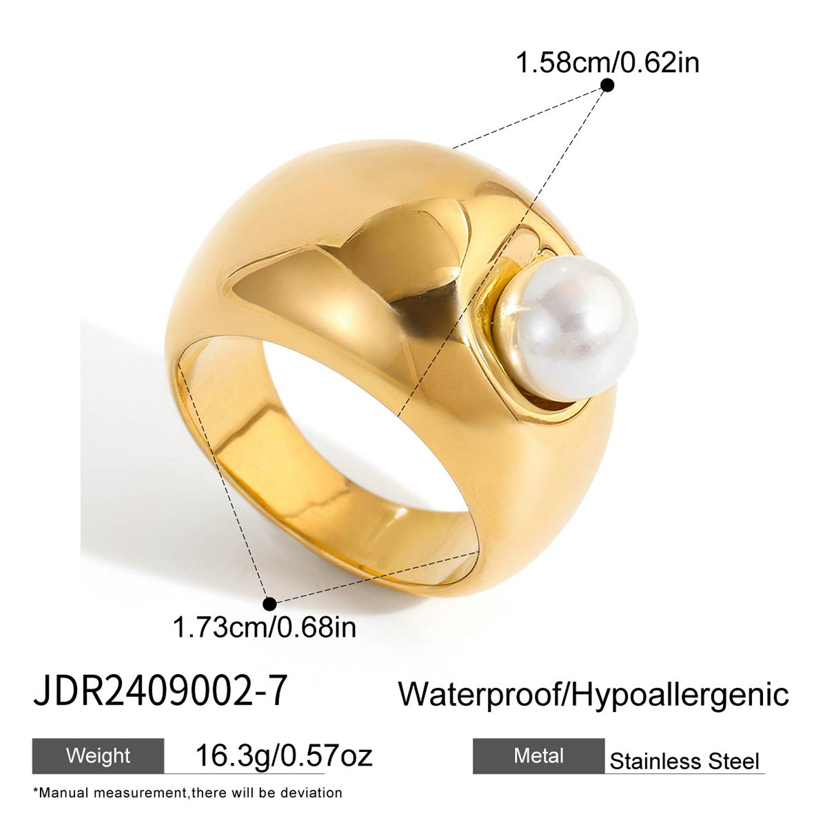 Bague en acier – BG2409002-7