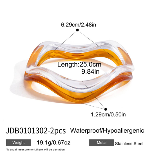Bracelet en acier – BR0101302-2PCS