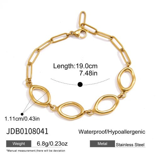 BRACELET ACIER REF BR0108041