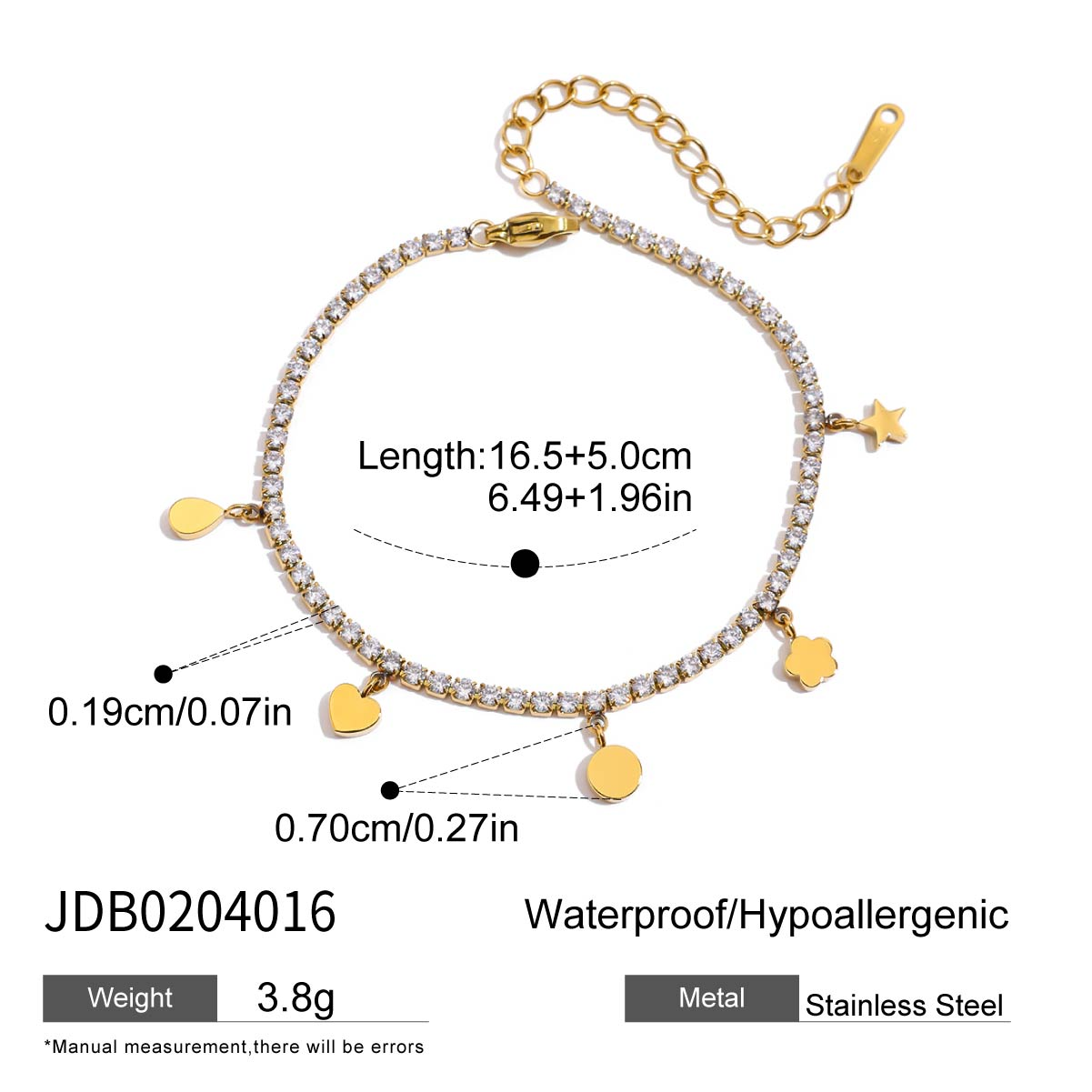 Bracelet en acier – BR0204016