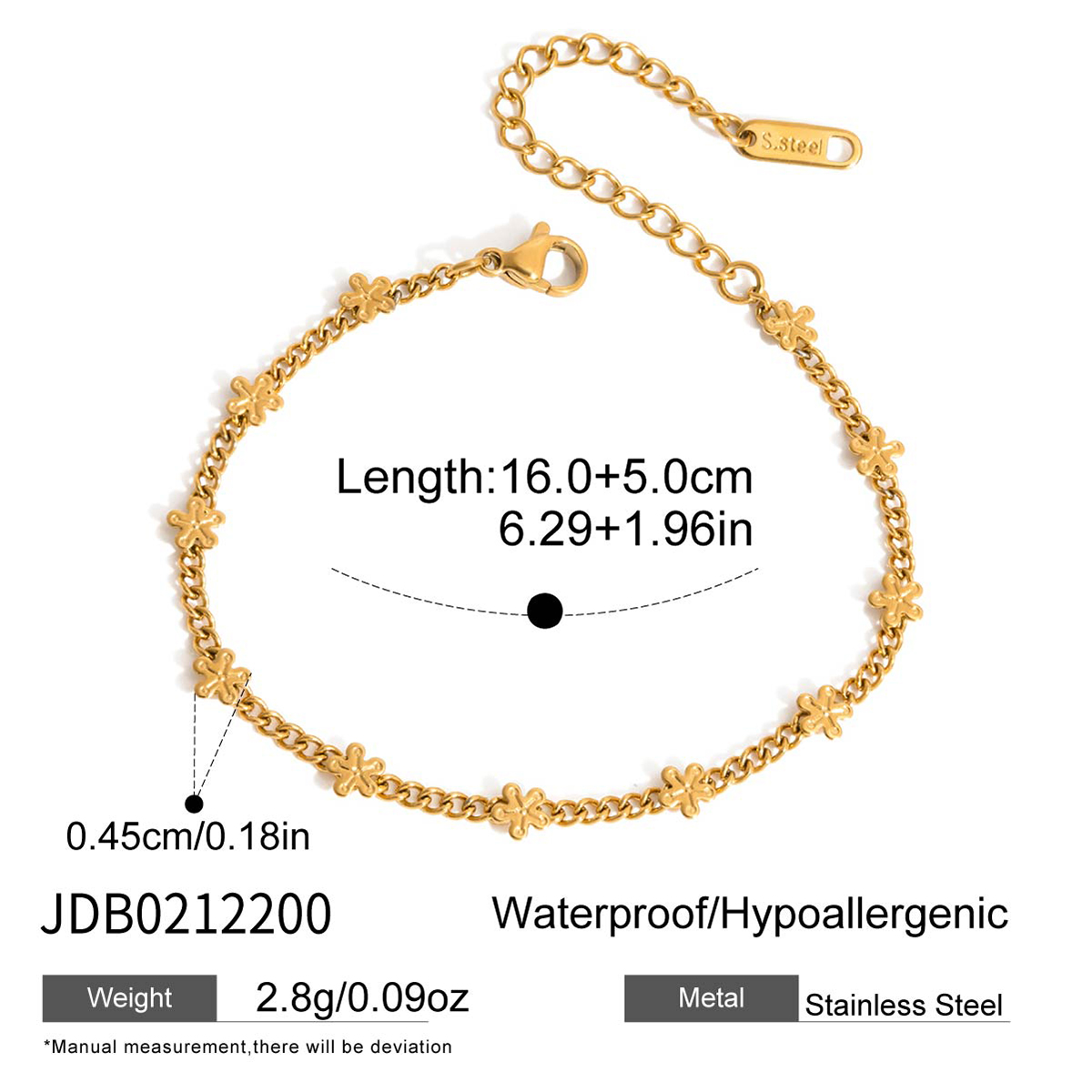 Bracelet en acier – BR0212200