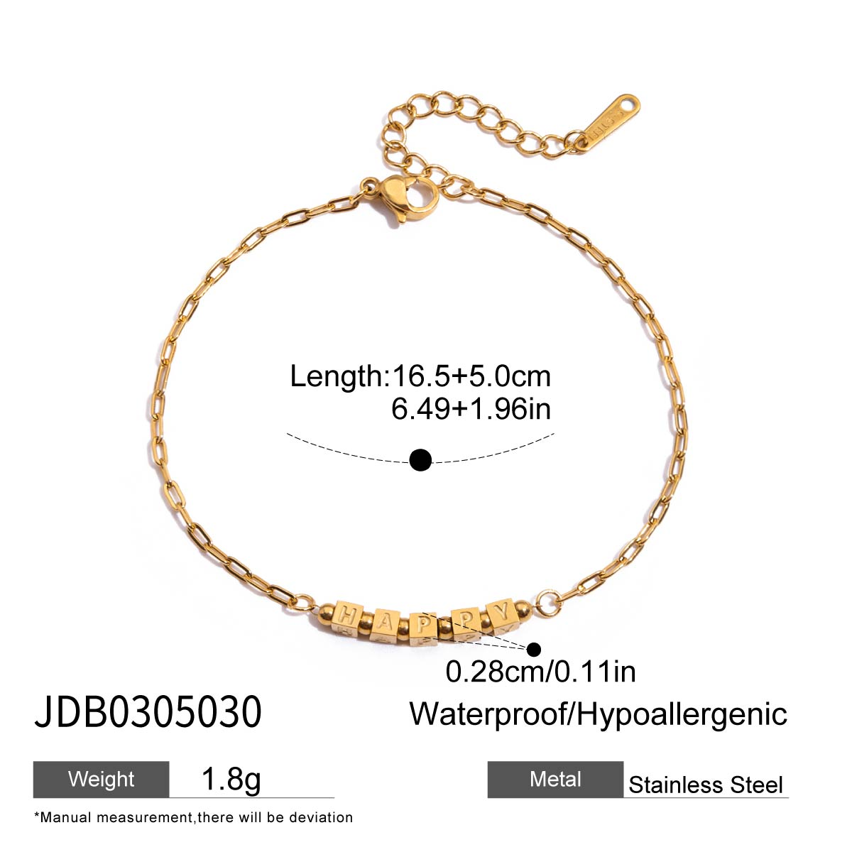 Bracelet en acier – BR0305030