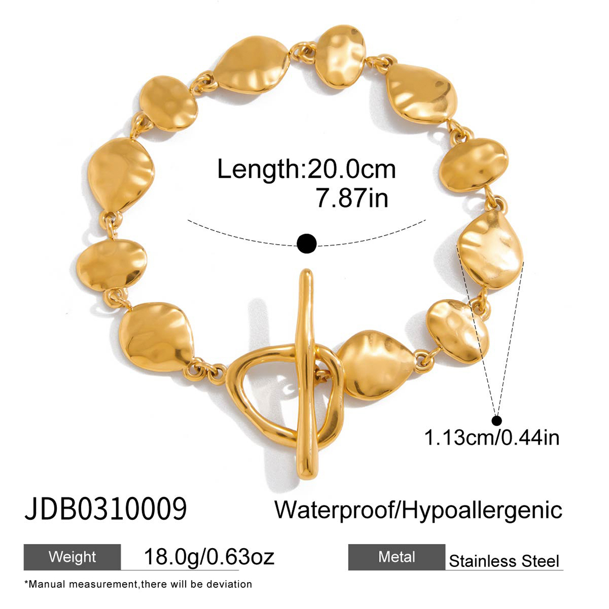 Bracelet en acier – BR0310009