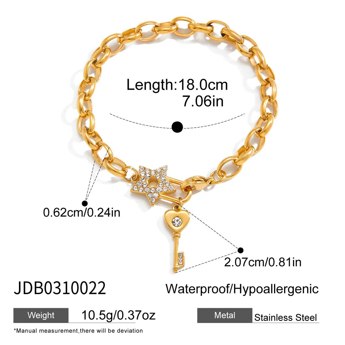 Bracelet en acier – BR0310022