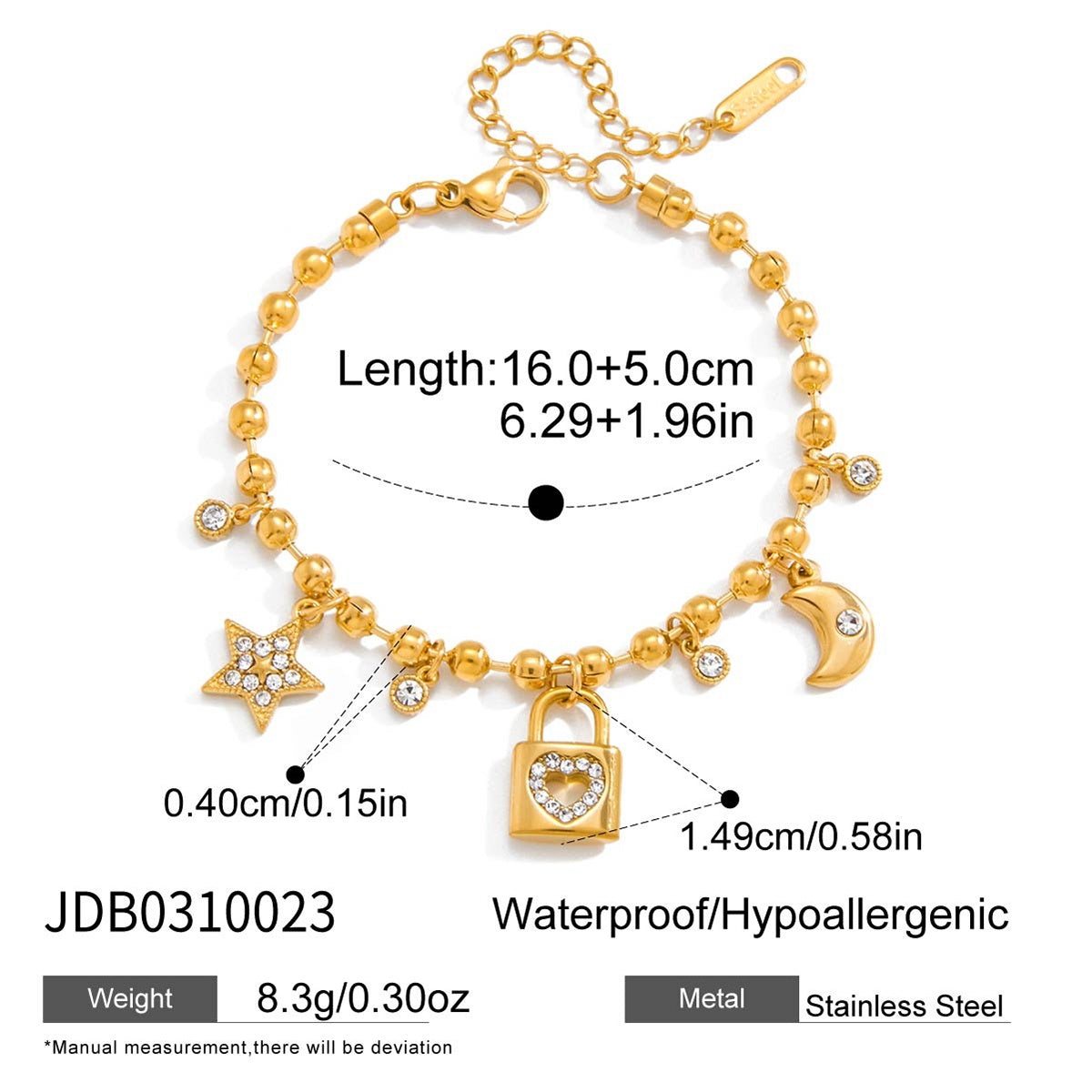 Bracelet en acier – BR0310023