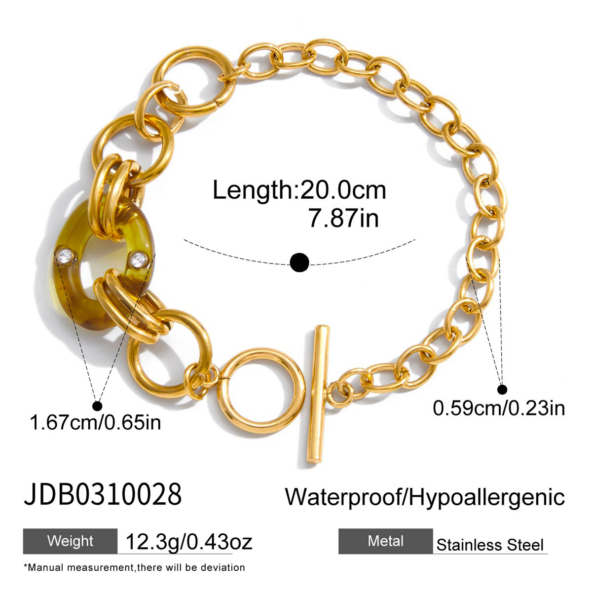 Bracelet en acier – BR0310028