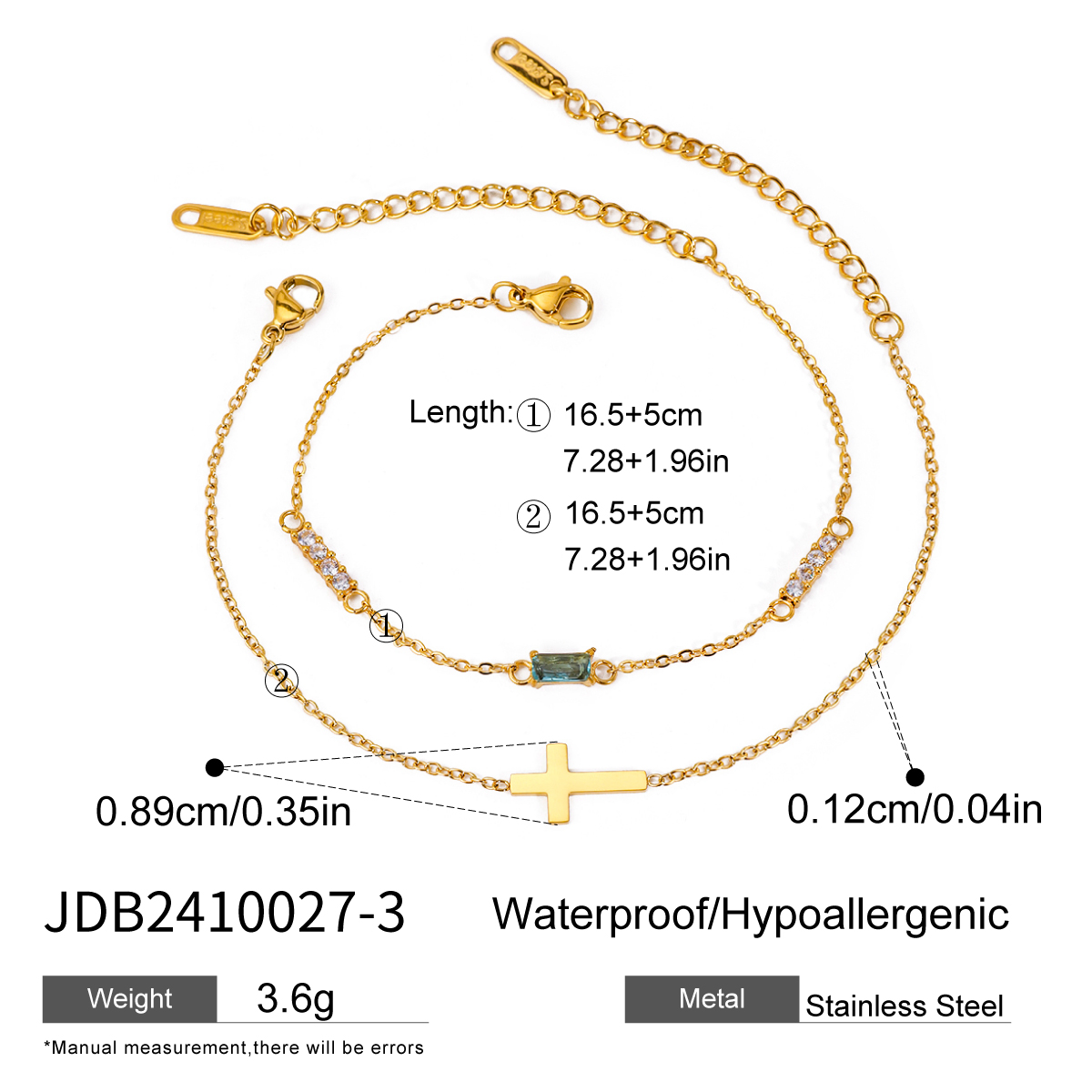 Bracelet en acier – BR2410027-3