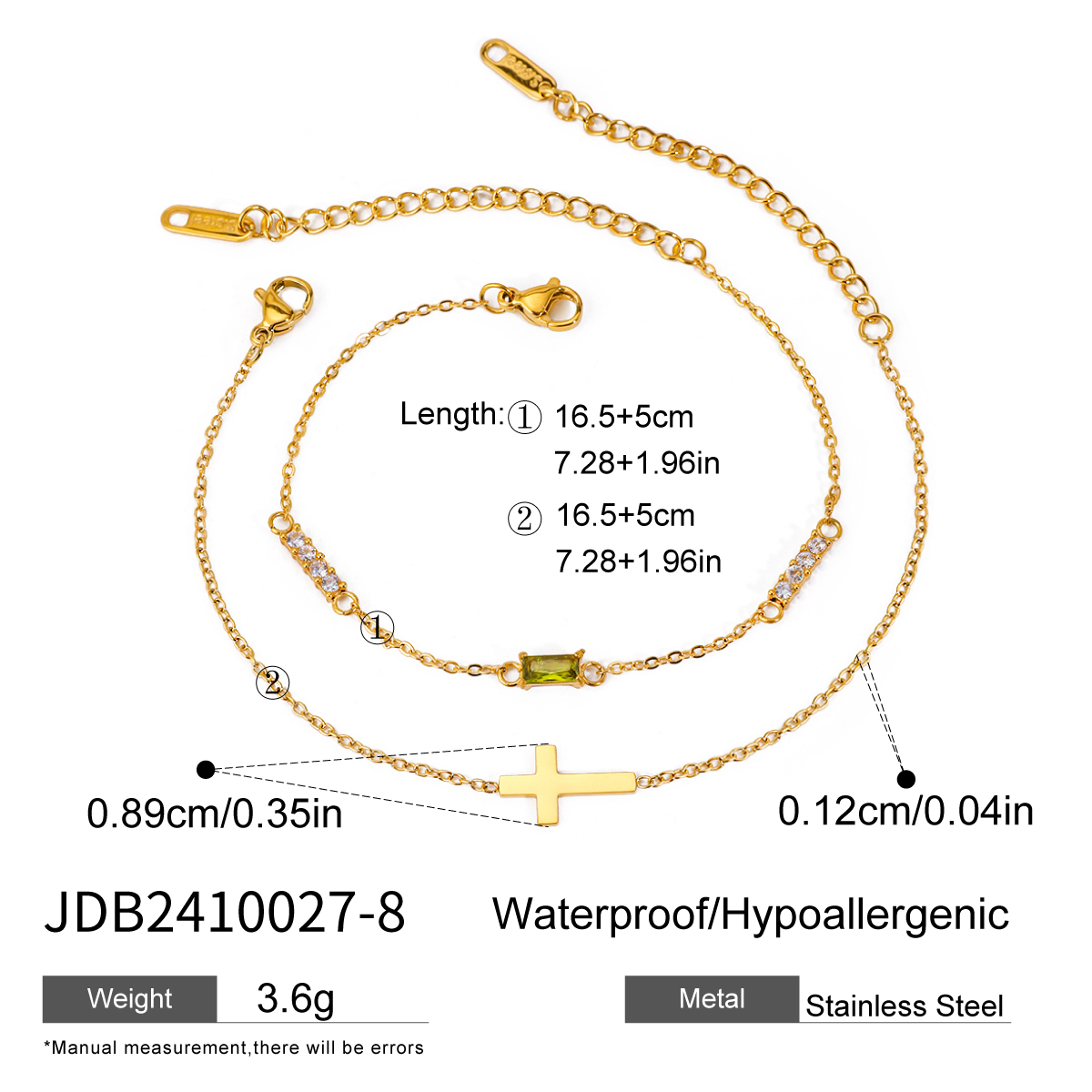 Bracelet en acier – BR2410027-8