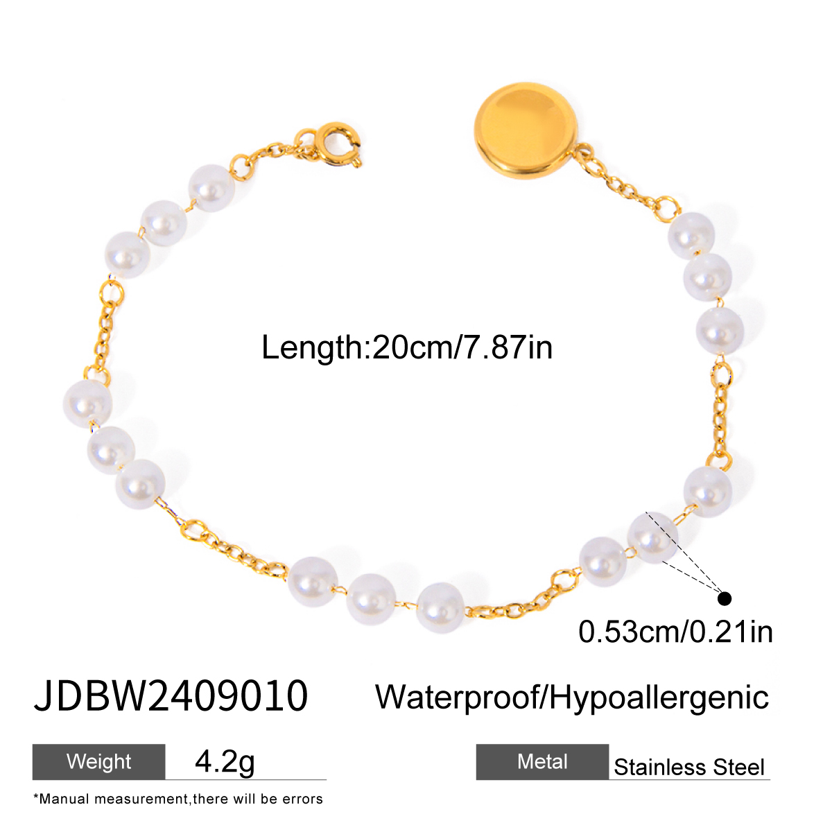 Bracelet en acier – BRW2409010