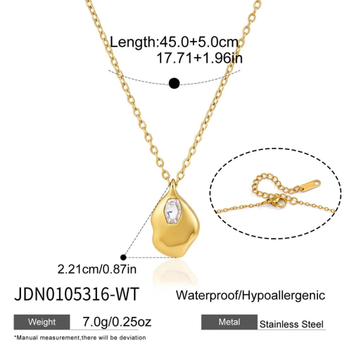COLLIER ACIER REF COL0105316-WT