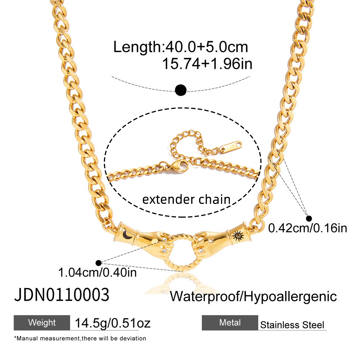 Collier en acier – COL0110003