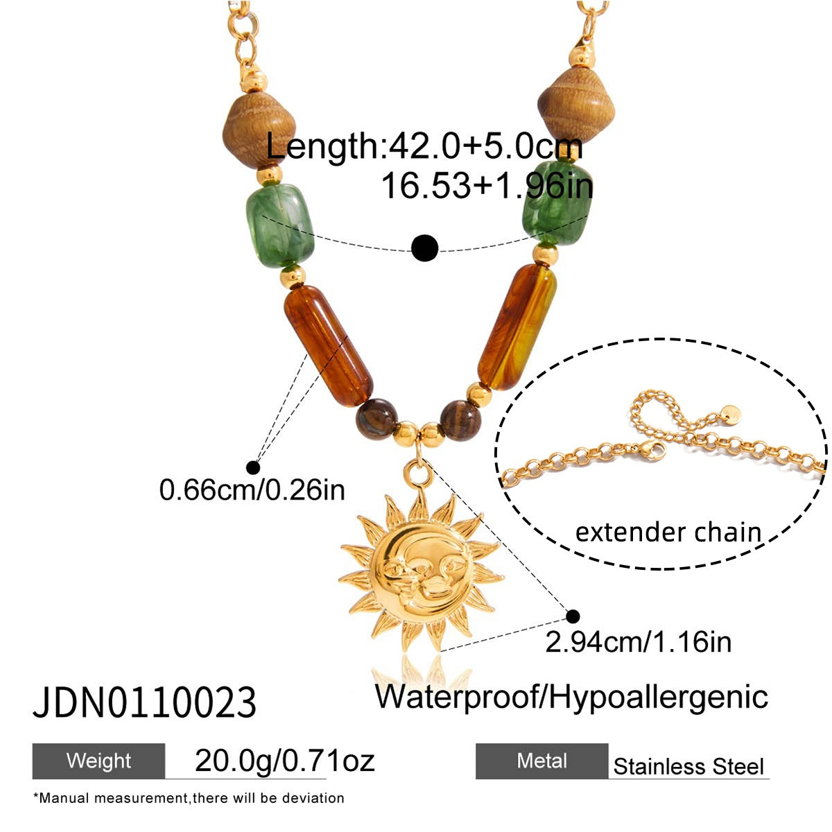 Collier en acier – COL0110023