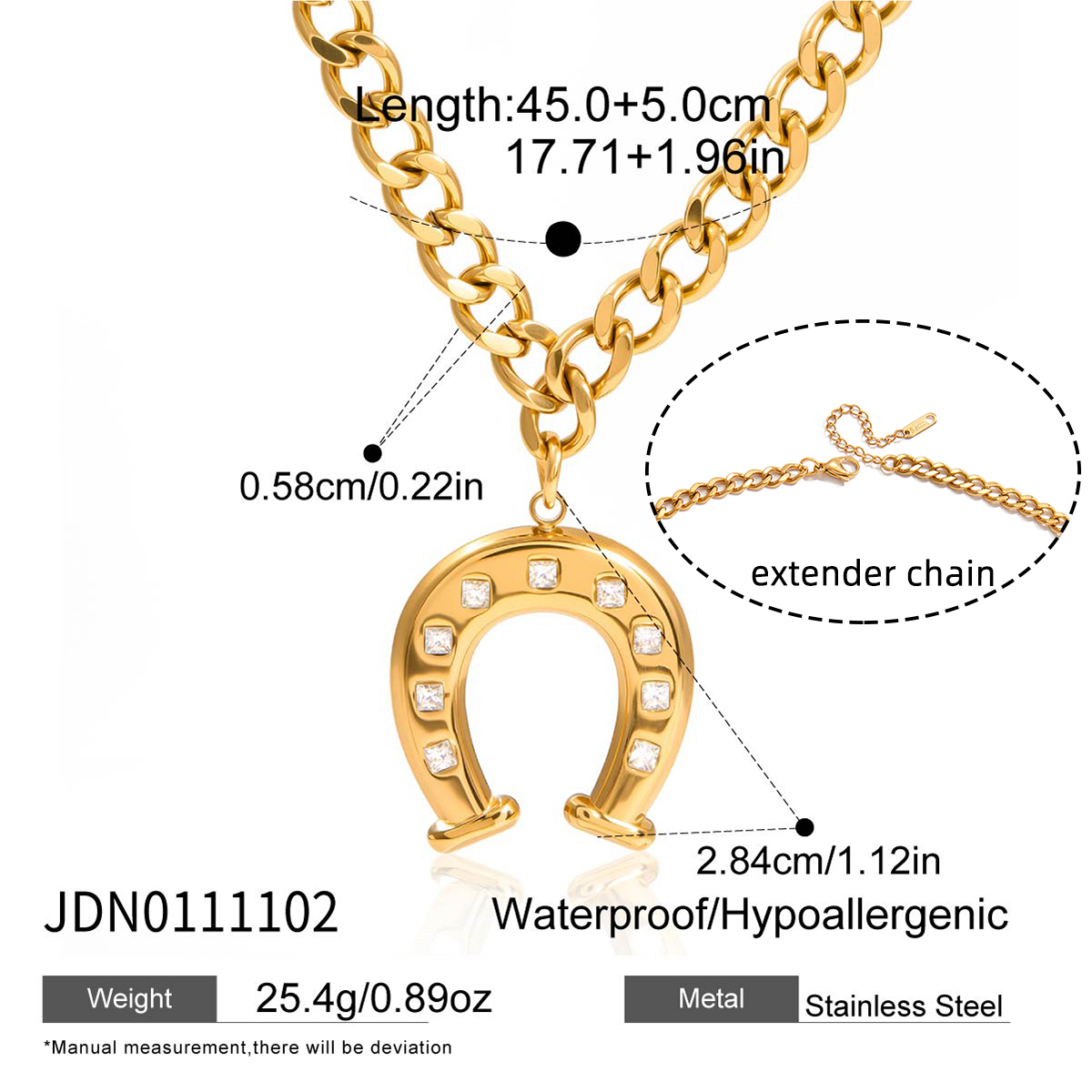 Collier en acier – COL0111102