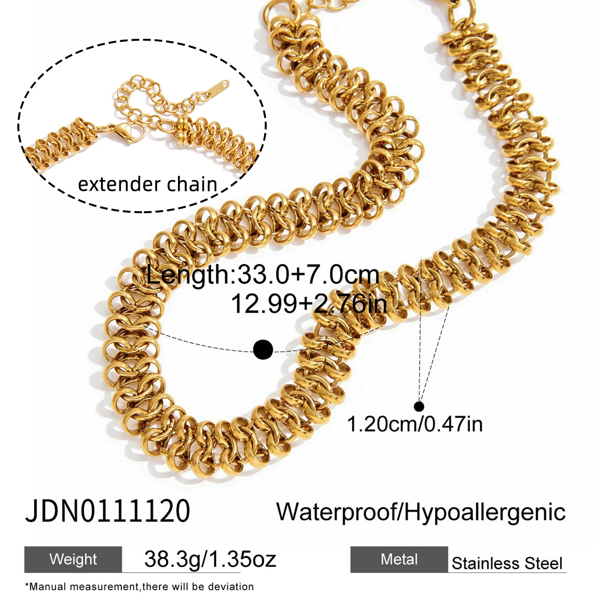 Collier en acier – COL0111120