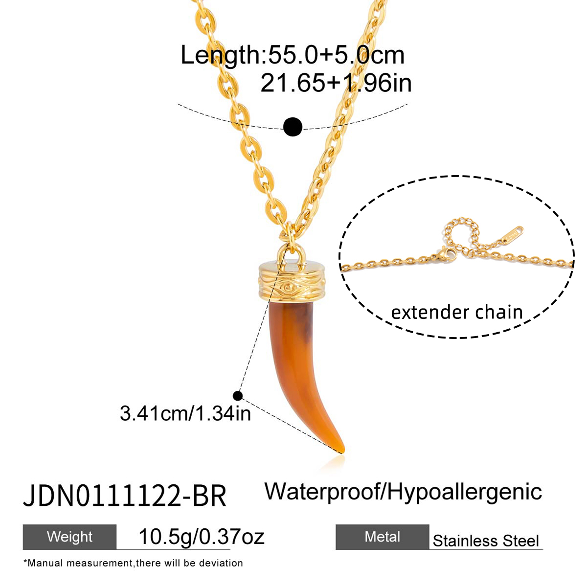 Collier en acier – COL0111122-BR