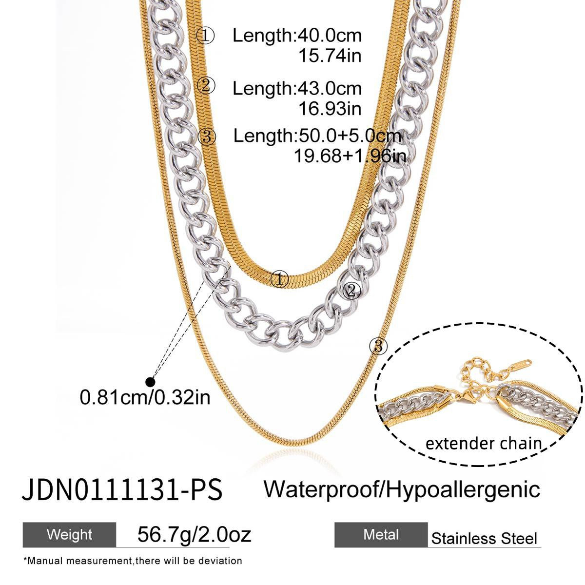Collier en acier – COL0111131-PS