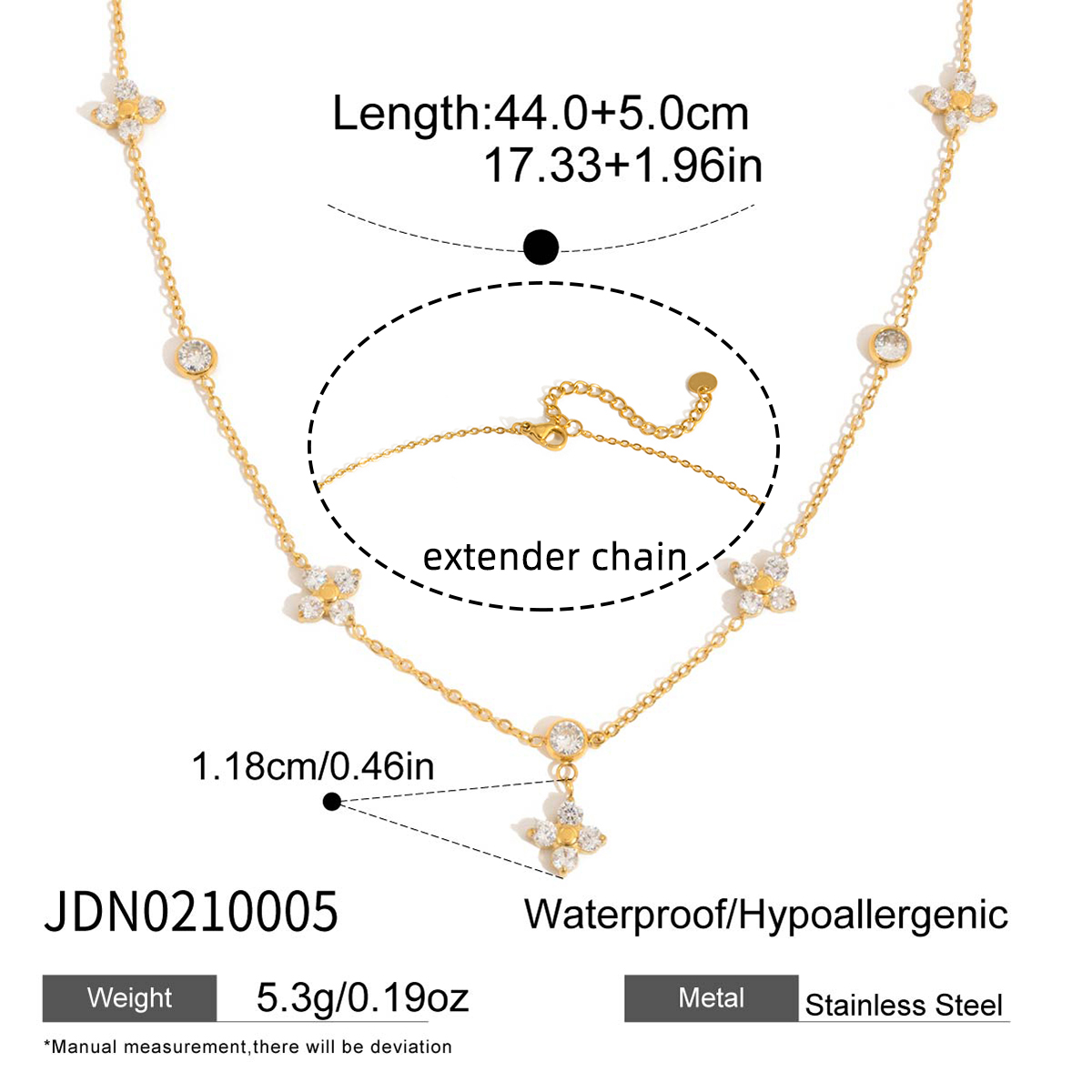 Collier en acier – COL0210005