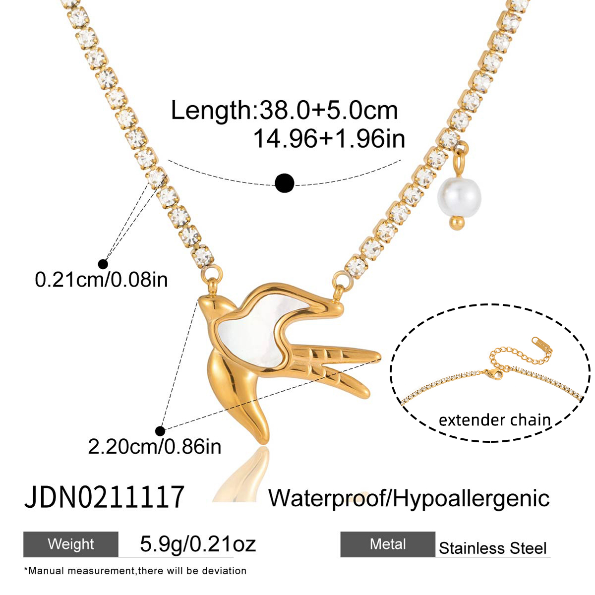 Collier en acier – COL0211117