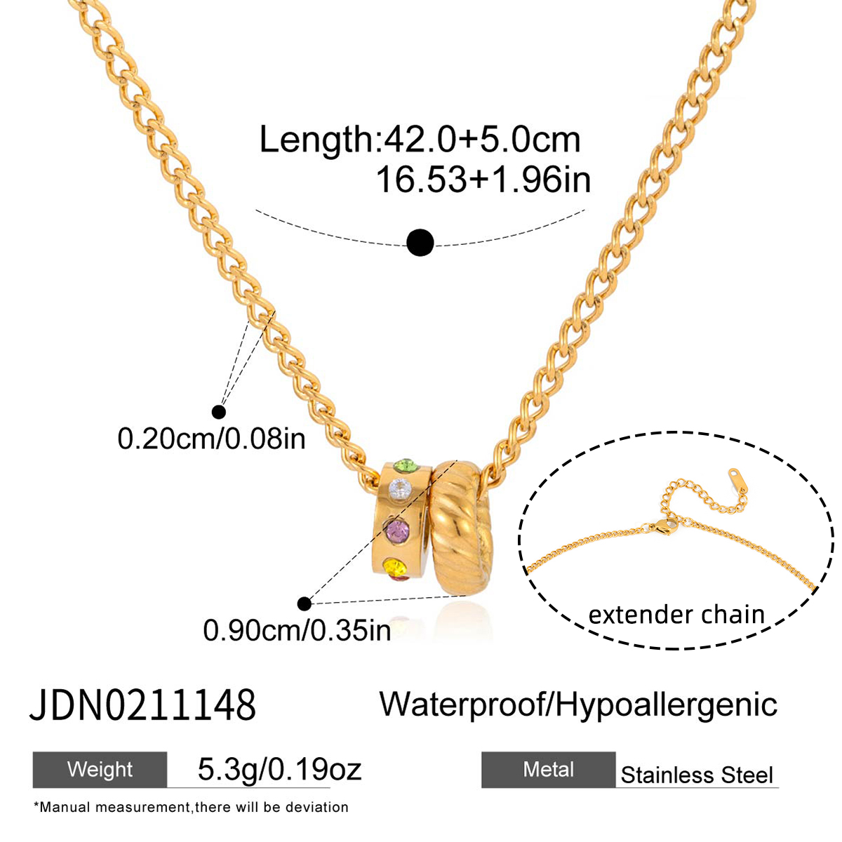 Collier en acier – COL0211148